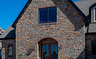 Фасадный камень RKS SLATE Bergen Blend Castle: Неповторимая текстура, богатая цветовая палитра