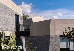 3D панели RKS SLATE Сланец Black Waterfall Pencil