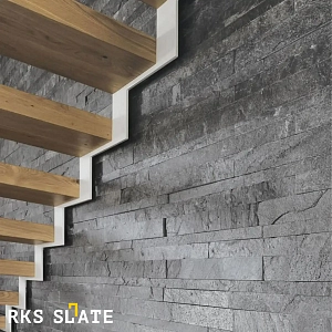 Натуральный камень для отделки лестницы — RKS SLATE