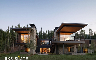 Облицовочный камень Сланец Scotch Blend Country: идеальное решение для стильного и долговечного фасада