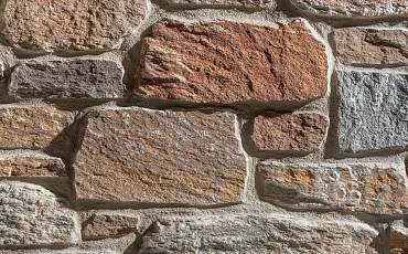 Фасадный камень RKS SLATE Bergen Blend Castle: Неповторимая текстура, богатая цветовая палитра