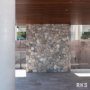 Натуральный камень в интерьере RKS SLATE Beige Grey Quartz Loose