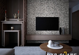 3D панели RKS SLATE Гранит Sesame Grey Country