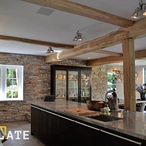 Натуральный камень для внутренней отделки стен RKS SLATE Кварцит Multi Quartz Country