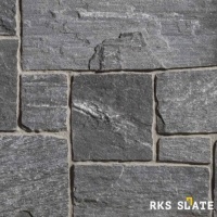 Облицовочный камень RKS SLATE Greenwich Gray Castle