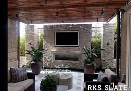 3D панели RKS SLATE Травертин Silver Travertin