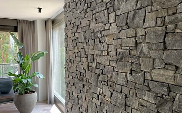 Натуральный камень 3D панели Гранит Sesame Grey Country: стильная отделка стен для вашего дома