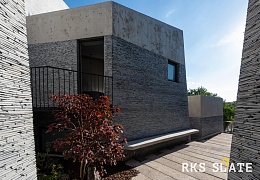 3D панели RKS SLATE Сланец Black Waterfall Pencil