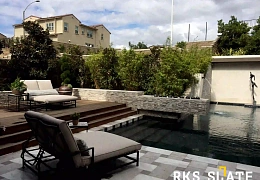 3D панели RKS SLATE Травертин Silver Travertin