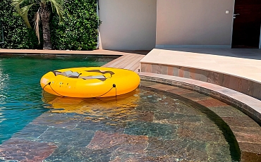 Облицовка бассейна натуральной сланцевой плиткой Copper Natura: Превосходство природы в вашем водном пространстве