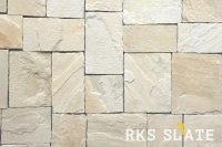 Фасадный камень RKS SLATE Mint White Sandstone Castle