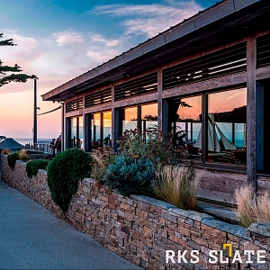 Панели для цоколя камень RKS SLATE Кварцит Sesame Yellow