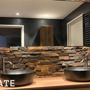 Камень для отделки стен в ванной 3D панели RKS SLATE Сланец Cedar Slate Country