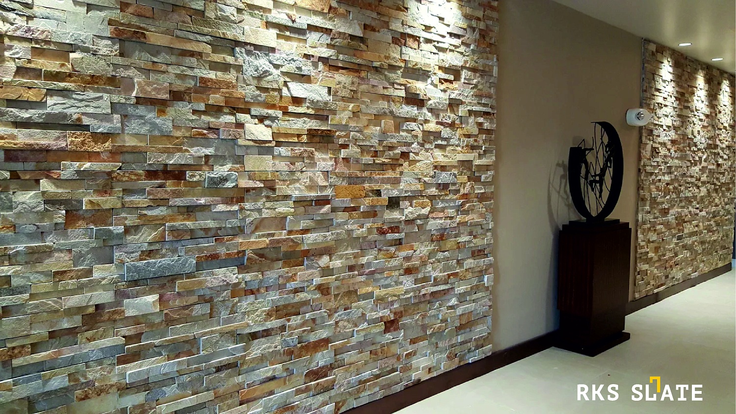 3D панели RKS SLATE Сланец Beige Slate Classic облицовка стен натуральным камнем