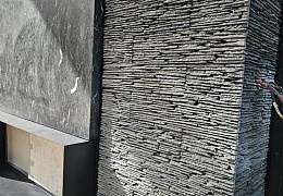 3D панели RKS SLATE Сланец Black Waterfall Pencil