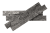 3D мозаика из камня RKS SLATE Кварцит Monsoon Black Rockface