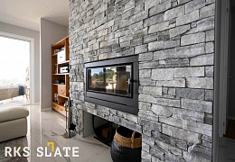 3D панели RKS SLATE Мрамор Cloudy Grey Country