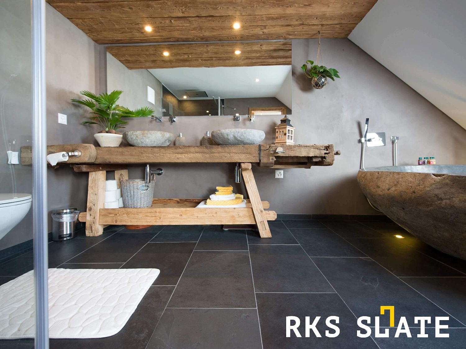 Черный сланец RKS SLATE Brazil Black Brushed: стильный выбор для вашего интерьера