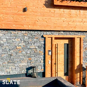 Натуральный камень для цоколя RKS SLATE Кварцит Nordic Blend Country