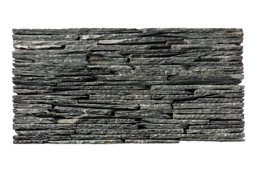 3D мозаика из натурального камня RKS SLATE Сланец Black Waterfall Pencil