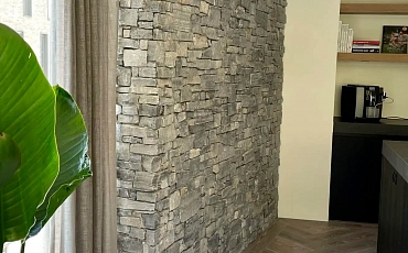 Натуральный камень 3D панели Гранит Sesame Grey Country: стильная отделка стен для вашего дома