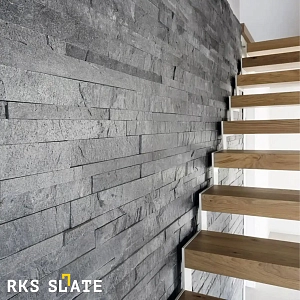 Натуральный камень для отделки лестницы — RKS SLATE