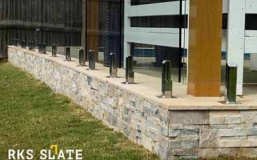 Облицовка бассейнов натуральным камнем RKS SLATE Beige Slate Modern: стиль и долговечность