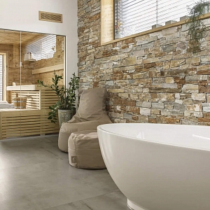 Декоративный камень в ванной 3D панели RKS SLATE Кварцит Multi Quartz Country