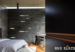 3D панели RKS SLATE Сланец Black Waterfall Pencil