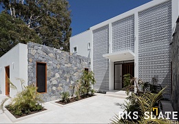 Облицовочный камень RKS SLATE Beige Grey Quartz Loose