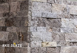 3D панели RKS SLATE Травертин Silver Travertin