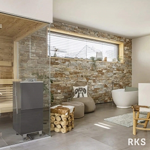 Камень для стен в ванной 3D панели RKS SLATE Кварцит Multi Quartz Country