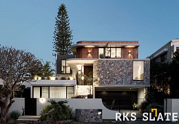 Облицовочный камень RKS SLATE Beige Grey Quartz Loose