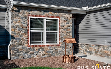 Фасадный камень RKS SLATE Bergen Blend Castle: Неповторимая текстура, богатая цветовая палитра