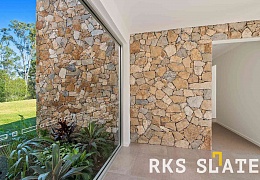 Облицовочный камень RKS SLATE Beige Grey Quartz Loose