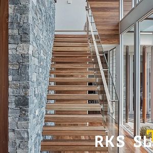 Натуральный камень для отделки лестницы — RKS SLATE