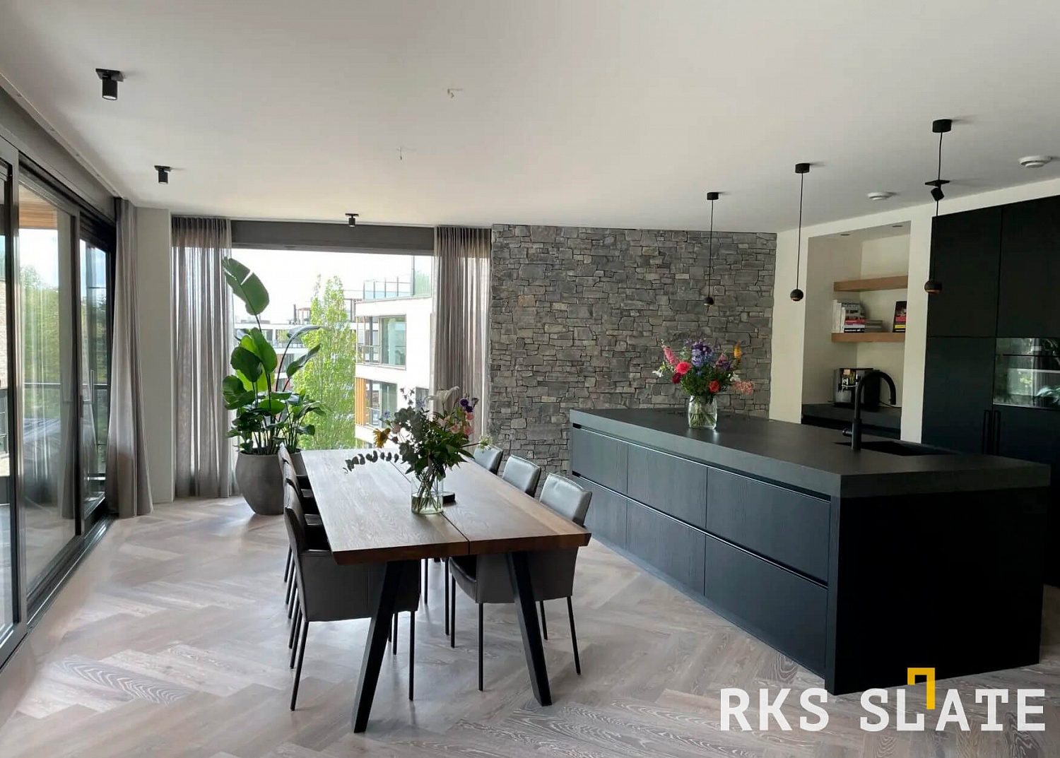 Натуральный камень 3D панели Гранит Sesame Grey Country: стильная отделка стен для вашего дома