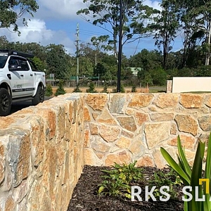 Камень для отделки цоколя RKS SLATE Beige Qartzt Loose